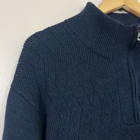 Weatherproof Vintage Men's Crew Pullover Sweater Size XL Color Dark Blue Outdoor - Picture 6 of 11